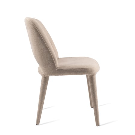 Chaise rembourrée Holy tissu beige - POLSPOTTEN