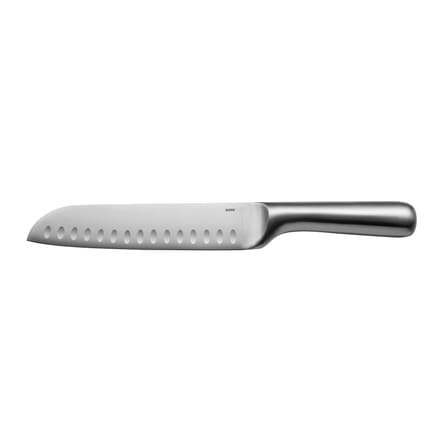 Couteau Santoku Mami métal / Grand - L 32 cm - Alessi