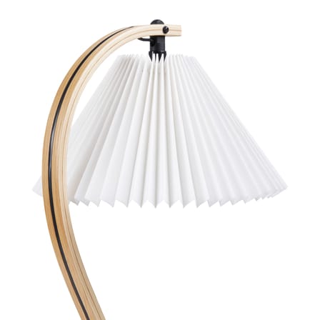 Lampe de table Timberline tissu blanc / Réédition 1970s - Gubi