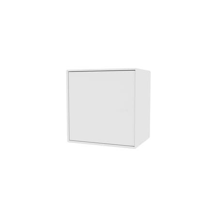 Rangement mural Montana Mini 1003 bois blanc / Porte droite - 35 x 35 x P 25 cm - MONTANA