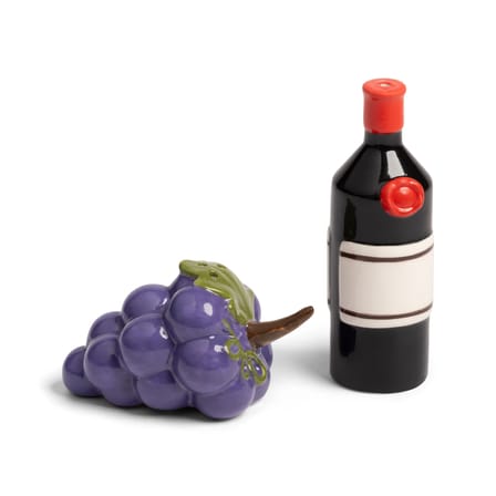Salz- und Pfeffer-Set Wine keramik bunt / H 11 cm - & klevering