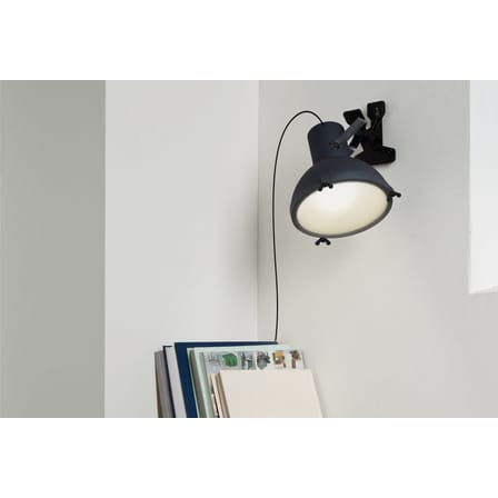 Spot à pince Projecteur 165 métal gris noir by Le Corbusier / Réédition 1954 - Nemo