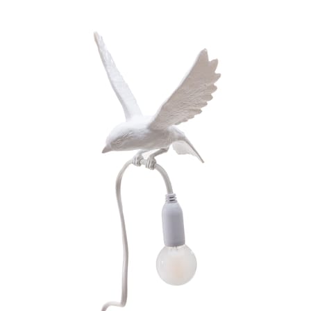 Spot à pince Sparrow / Landing plastique blanc - Seletti