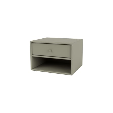 Table de chevet murale Dash bois gris / Console - L 35,4 x P 30 x H 24 cm - MONTANA