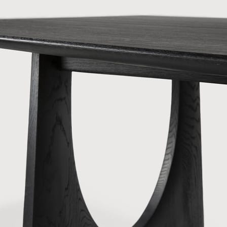 Table rectangulaire Geometric bois noir / 250 x 100 cm - 10 personnes - Ethnicraft