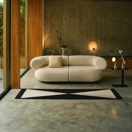 Teppich Wedge textil schwarz / 70 x 250 cm - Tom Dixon