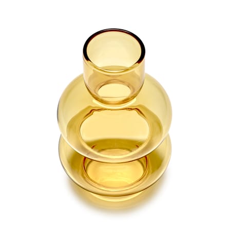 Vase Bubble verre jaune / H 15 cm - Serax