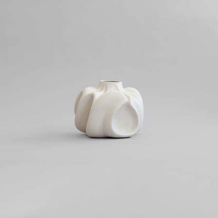 Vase Wabi Medio céramique blanc / Ø 35 x H 29 cm - 101 COPENHAGEN