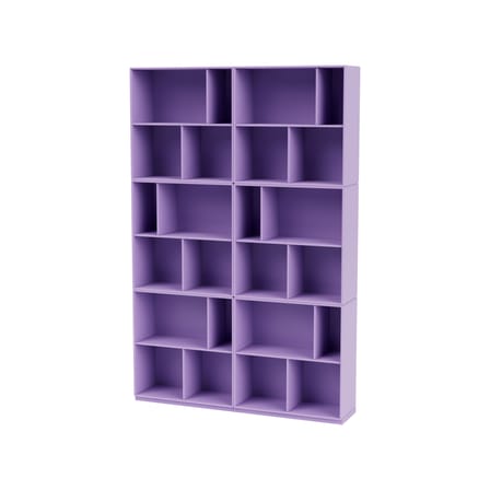 Bibliothèque Read bois violet / L 139,2 x P 30 x H 211,8 cm - MONTANA