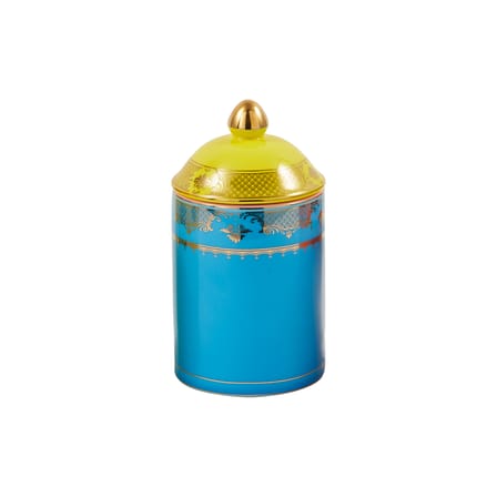 Boîte Grandpa Medium céramique bleu / Ø 11 x H20 cm - Pols Potten