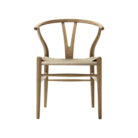 Chaise CH24 - Wishbone Chair bois naturel / Hans J. Wegner, 1950 - Corde de papier - CARL HANSEN & SON