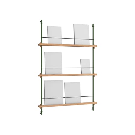 Étagère Magazine Shelving – MS.115.1 bois naturel / Pour livres et magazines - L 85 x H 123 cm - MOEBE