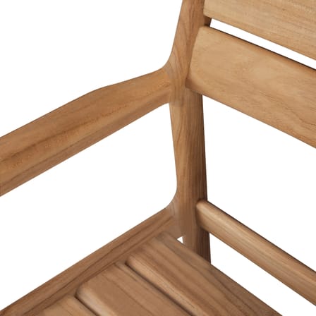 Fauteuil de repas Jack Outdoor tissu bois naturel - Ethnicraft