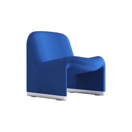 Fauteuil rembourré Alky tissu bleu / Giancarlo Piretti, 1970 - ANONIMA CASTELLI