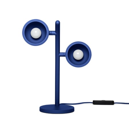 Lampe de table Little Lebow métal bleu / 2 spots orientable - Fatboy