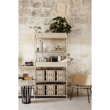 Lampe de table Vuelta LED verre blanc / L 21 x H 21 cm - Ferm Living