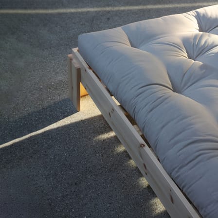 Lit double Layers / Pour matelas 180 x 200 cm - Avec banc-coffre - KARUP