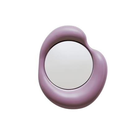 Miroir mural Ingres - Auguste céramique violet / L 44 x H 52,5 cm - Moustache