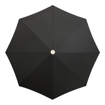 The Amalfi Riviera Parasol textile black / Ø 230 cm - BUSINESS & PLEASURE