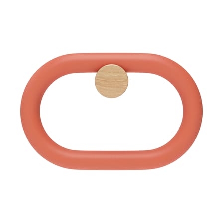 Patère Fernand bois orange Horizontale - Hartô