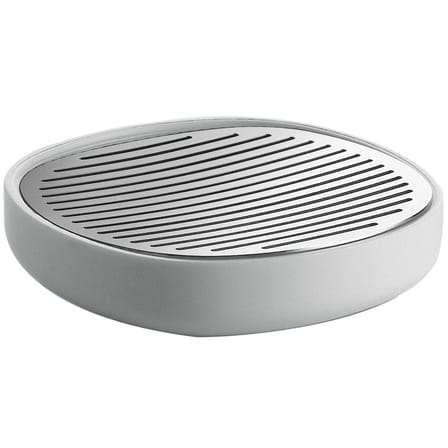Portasapone Birillo metallo materiale plastico bianco - Alessi