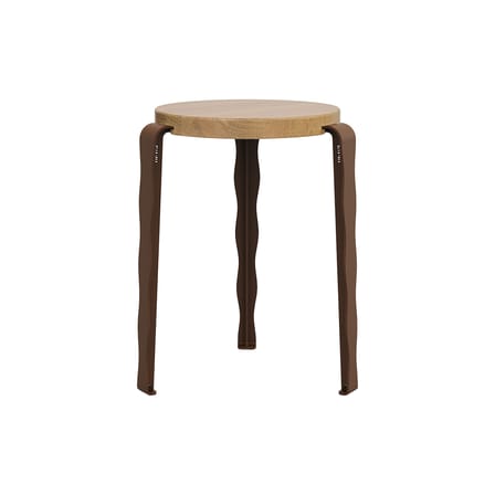 Sgabello Lou Vague by Uchronia legno marrone / Rovere - TIPTOE