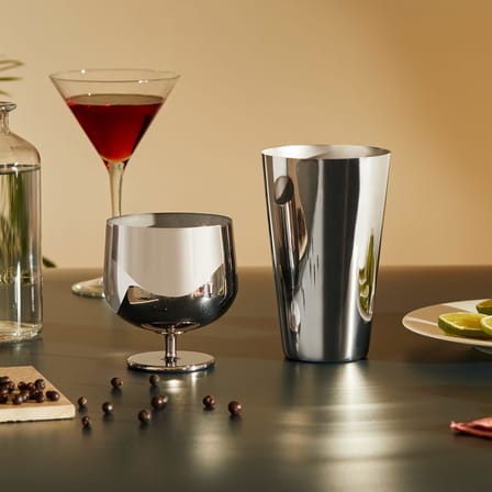Shaker The tending box - Parisienne métal / 50 cl - Acier - Alessi