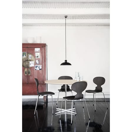Suspension Kaiser Idell métal noir / Ø 28,5 cm - Réédition 1930 - Fritz Hansen