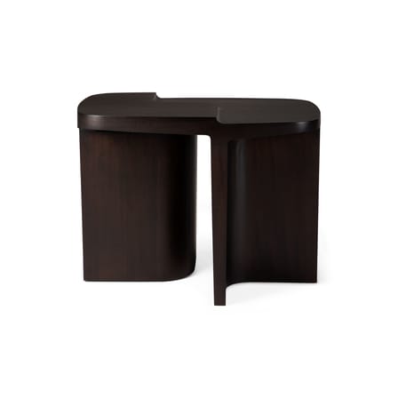 Table d'appoint Brutalist bois marron / 60 x 40 x H 45 cm - Ethnicraft