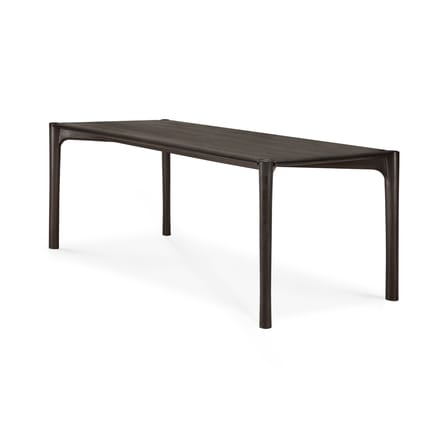 Table rectangulaire PI bois marron / 200 x 95 cm - 8 personnes - Ethnicraft