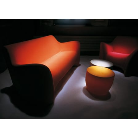Table d'appoint Tokyo Pop plastique blanc / Tabouret - H 40 cm / Tokujin Yoshioka, 2002 - Driade