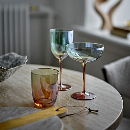 Set de 4 verres Aston marron / 375 ml - Bloomingville