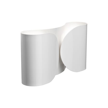 Applique Foglio métal blanc / L 37 cm - Flos