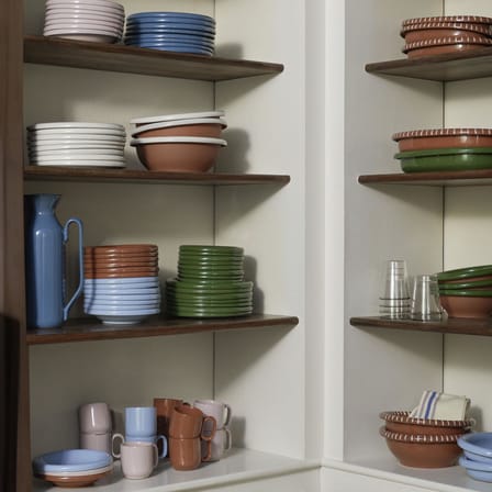 Set de 2 assiettes à dessert Barro céramique / Ø 18 cm - Hay