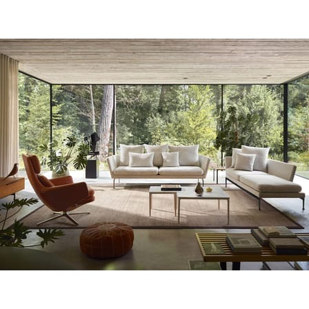 Banc Nelson Bench bois naturel / L 122 cm - By George Nelson, 1946 - Vitra