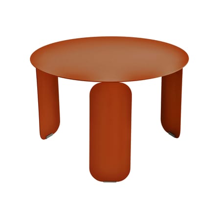 Bebop Coffee table metal orange / Ø 60 x H 38 cm - Fermob