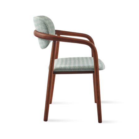 Fauteuil rembourré Henry tissu vert - Pols Potten