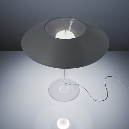 Lampe de table Chapeaux LED métal gris / Ø 44 x H 47 cm - Foscarini