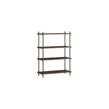 Regal Shelving System - s.115.1.A holz braun / B 85 x H 115 x T 35 cm - MOEBE