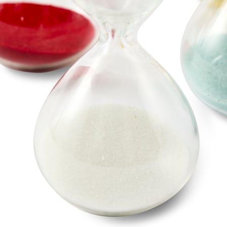 Sablier Ball XXS blanc /  30 sec. - H 8,5 cm - Pols Potten