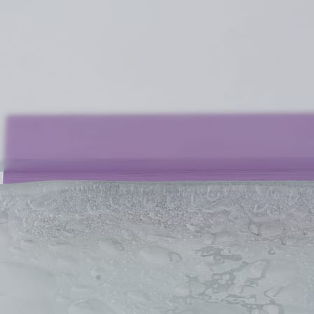 Table carrée Opalia verre transparent / 156 x 156 cm - Glas Italia