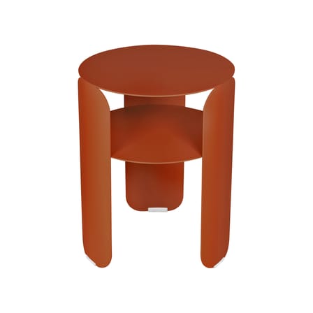 Tavolino d'appoggio Bebop metallo arancione / Ø 35 x H 45 cm - Fermob
