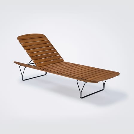 Transat inclinable Molo bois naturel - Houe