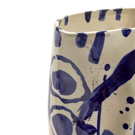 Vase Sophia Large céramique bleu / H 29 cm - Serax