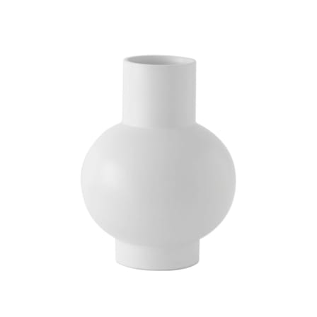 Vaso Strøm Large ceramica grigio / H 24 cm - Ceramica / Fatta a mano - raawii