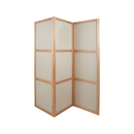 Armlehne  holz beige / Zusatzpaneel für Paravent Frame - B 58 x H 180 cm - Frama 
