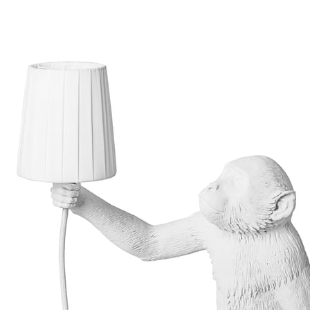 Abat-jour  tissu blanc / Pour lampes Monkey - Seletti