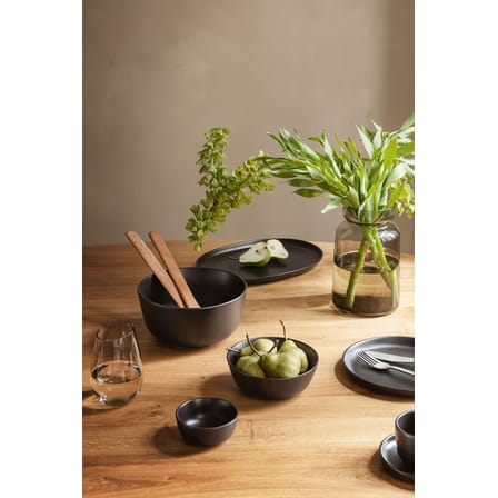Bol Nordic Kitchen céramique noir / 0.5l - Ø 16 cm / Grès - Eva Trio