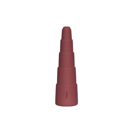 Bougeoir Spire métal rouge Step / H 26 cm - Fatboy