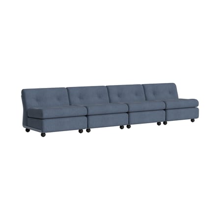 Canapé modulable Amanta / 4 places - L 317 cm / Réédition 1966, Mario Bellini - Hay